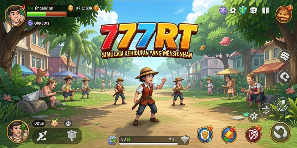 Tampilan gameplay 777RT yang interaktif dan menarik.