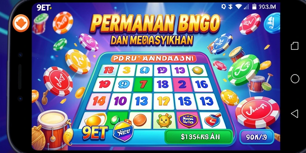 Tampilan gameplay Bingo yang seru di 9ET.