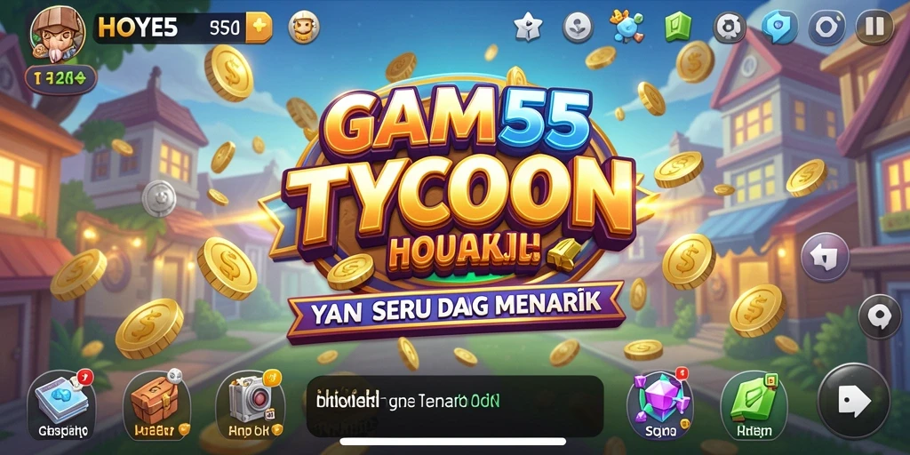 Tampilan menarik dari gameplay Tycoon HOYE55 yang penuh tantangan.