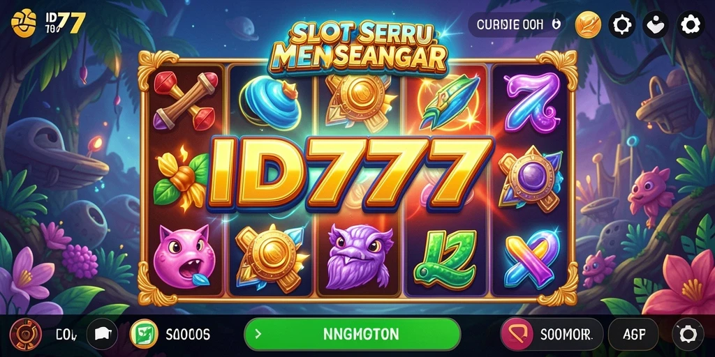 Screenshot gameplay ID777 menampilkan keseruan bermain slot.