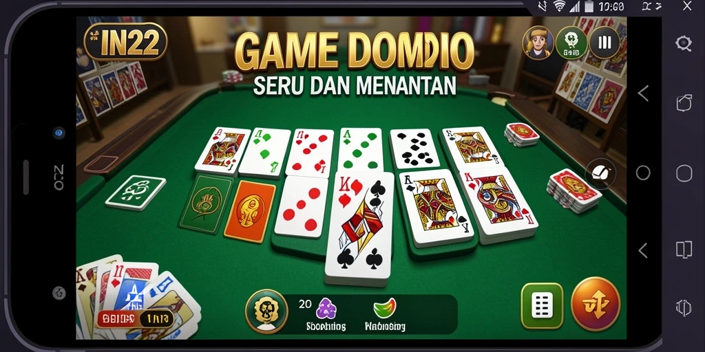 Gameplay seru Domino dengan aksi mendebarkan.