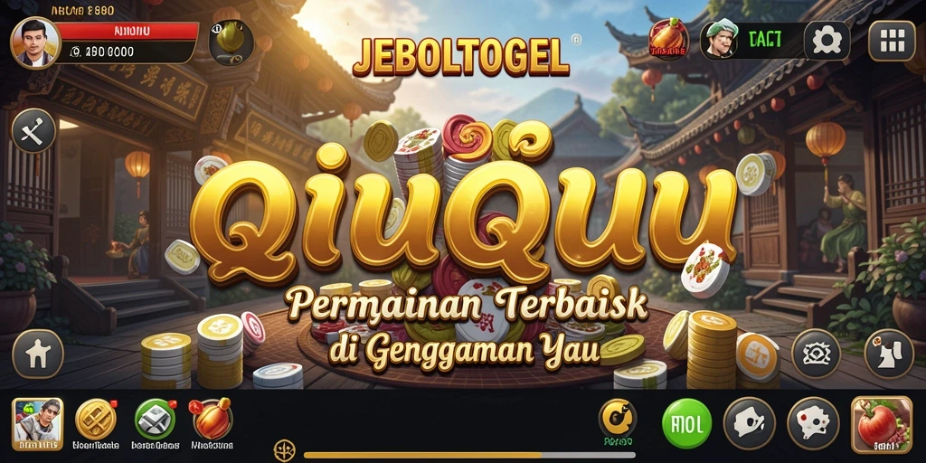 Tampilan permainan QiuQiu yang seru dan interaktif.