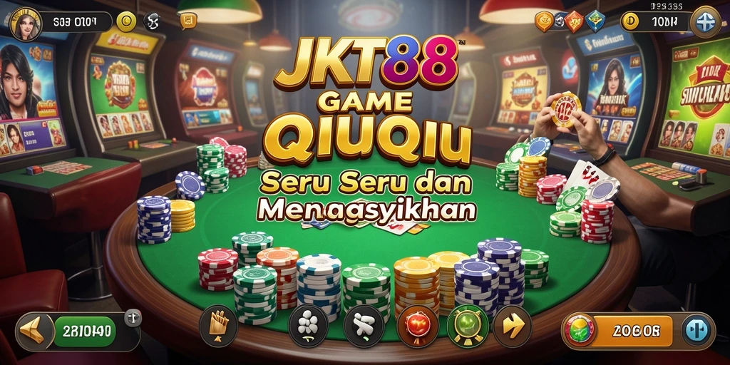Tampilan gameplay QiuQiu yang menarik di JKT88.