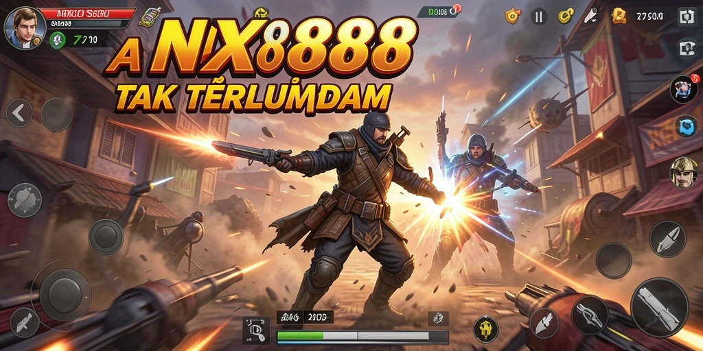 Tampilan seru dalam gameplay NX888 yang penuh aksi.