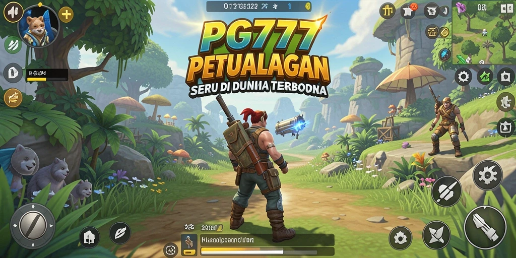 Screenshot PG777 menunjukkan gameplay yang memikat dalam petualangan Open World.
