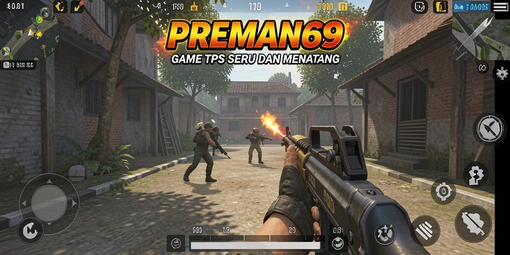 Tampilan seru dari gameplay PREMAN69 dengan aksi mendebarkan.