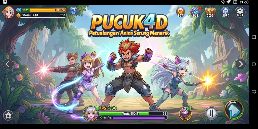Tangkapan layar gameplay PUCUK4D menunjukkan aksi seru dan grafis yang menawan.