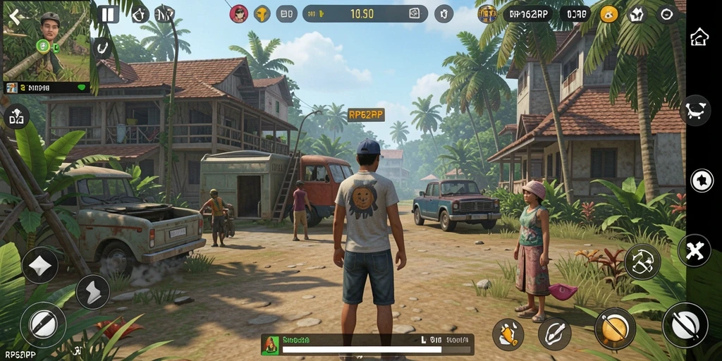 Screenshot RP62RP menampilkan aktivitas gameplay menarik dalam simulasi kehidupan.
