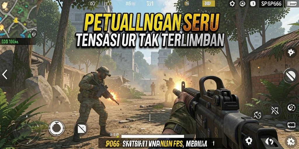 Gameplay intens SP666 yang penuh aksi dan strategi.