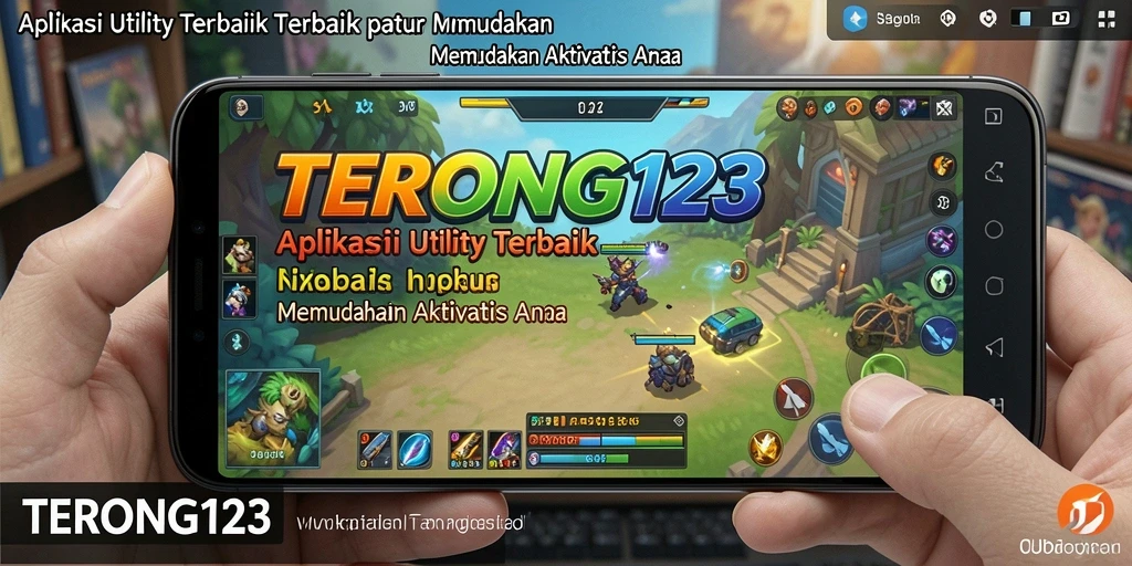 Tampilan screenshot utama dari aplikasi utility TERONG123 yang menampilkan fitur-fitur canggih.