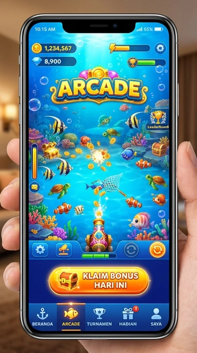 Tampilan antarmuka pengguna bigwinner yang bersih dan modern.
